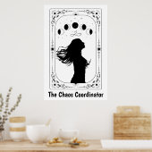 Tarot Card Himmelskunst Mystische Hexerei Astrolog Poster (Küche)