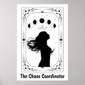 Tarot Card Himmelskunst Mystische Hexerei Astrolog Poster (Vorne)