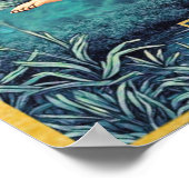 Tarot Card Illustration, Der Star Poster (Ecke)