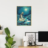 Tarot Card Illustration, Der Star Poster (Heimbüro)