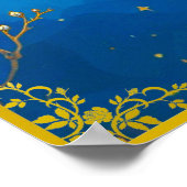 Tarot Card Illustration, Der Star Poster (Ecke)