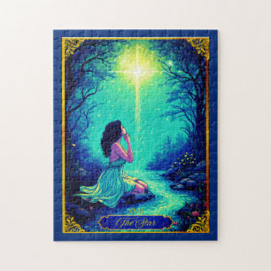 Tarot Card Illustration, Der Star Puzzle