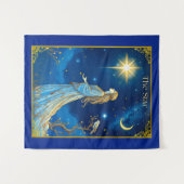 Tarot Card Illustration, Der Star Wandteppich (Vorderseite (Horizontal))
