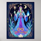 Tarot Card Illustration, Der Zauberer Poster (Vorne)