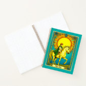 Tarot Card Illustration, Sun Journal Notizblock (Innenseite)