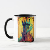 Tarot Card Illustration, The Tower Tasse (Links)