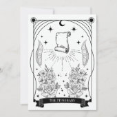 Tarot Card Junggeselinnen-Abschied - Strecke Einladung (Vorderseite)