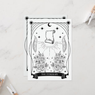 Tarot Card Junggeselinnen-Abschied - Strecke Einladung