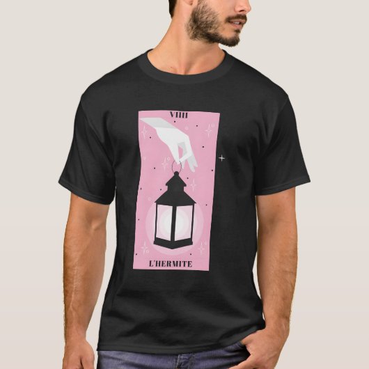Tarot Card L'Hermit Occult T-Shirt (Vorderseite)