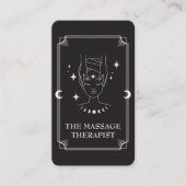 Tarot Card Massage Therapeutin Visitenkarte (Vorderseite)