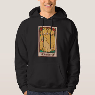 Tarot Card Occult Magic Occultism Dog Labrador Re Hoodie