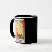 Tarot Card Occult Magic Occultism Dog Yorkie Tasse (Vorderseite Links)