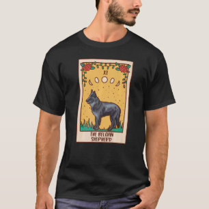 Tarot Card Occult Magic Occultism Hunde Belgische T-Shirt