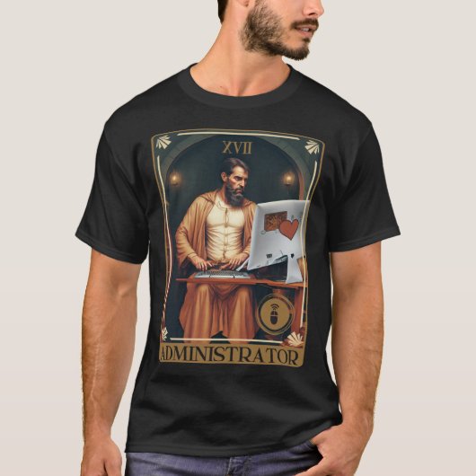 Tarot Card of Administrator T-Shirt (Vorderseite)