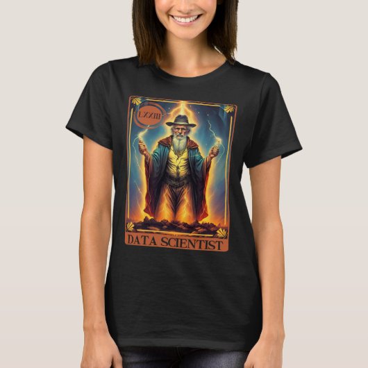Tarot Card of Data Scientist T-Shirt (Vorderseite)