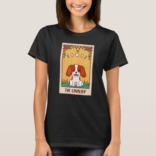 Tarot Card Okkultistischer Okkultismus Dog Cavalie T-Shirt (Vorderseite)