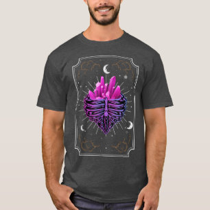 Tarot Card pastellfarben mit ästhetischem Skeletto T-Shirt