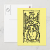 Tarot Card Postkarte (Vorne/Hinten)
