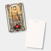 Tarot Card Queen of Spades Thunder_Cove Ausweis (Vorder- & Rückseite)