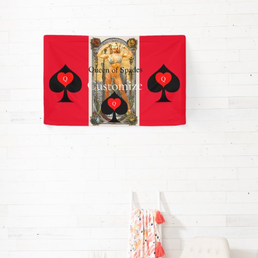 Tarot Card Queen of Spades Thunder_Cove Banner (InSitu)