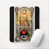 Tarot Card Queen of Spades Thunder_Cove Mousepad (Mit Mouse)