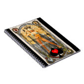 Tarot Card Queen of Spades Thunder_Cove Notizblock (Rechte Seite)