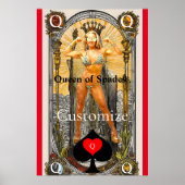 Tarot Card Queen of Spades Thunder_Cove Poster (Vorne)