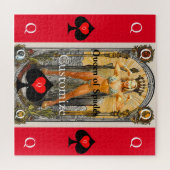 Tarot Card Queen of Spades Thunder_Cove Puzzle (Horizontal)