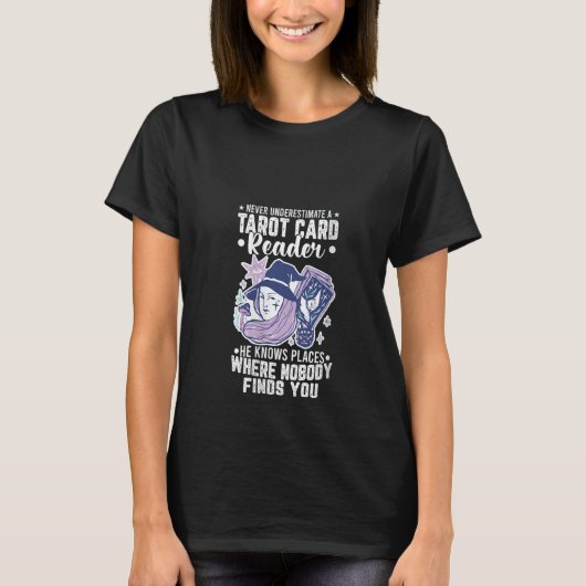 Tarot Card Reader Anfänger Game Set Guide lesen T-Shirt (Vorderseite)
