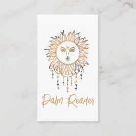 Tarot Card Reader Psychische Palme Lesen Visitenkarte