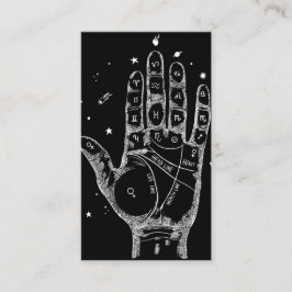 Tarot Card Reader Psychische Palme Lesen Visitenkarte