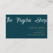 Tarot Card Reader Psychische Palme Lesen Visitenkarte (Rückseite)
