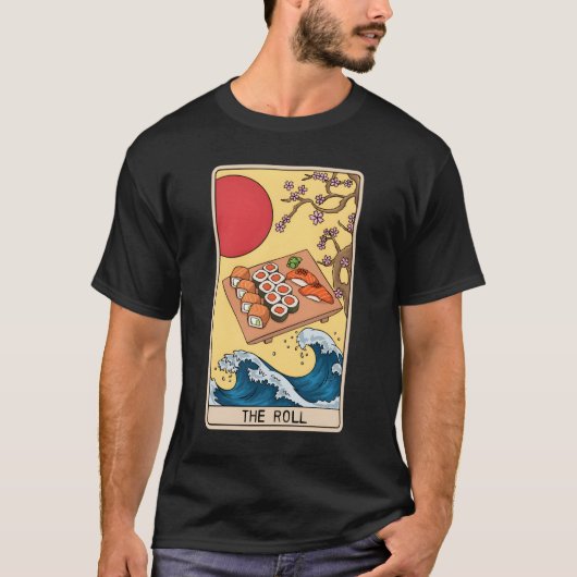 Tarot Card Reader Sushi Sushi Eater Japanese Food T-Shirt (Vorderseite)