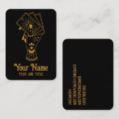 Tarot Card Reader Visitenkarte (Vorne/Hinten)