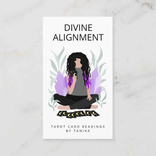 Tarot Card Reader Visitenkarte (Vorderseite)