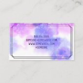 Tarot Card Reader Visitenkarte (Rückseite)