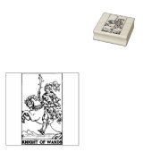 Tarot Card: Ritter der Welt Personalisiert Gummistempel (Stempel)