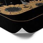 Tarot Card Tabelle 6 Sitzplan Hochzeitssonne Poster (Ecke)