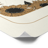 Tarot Card Tabelle 8 Sitzplan Hochzeitssonne Poster (Ecke)