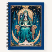 Tarot Card, the High Priestess 2 Journal Notizblock (Vorderseite)