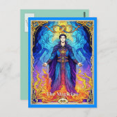 Tarot Card The Magician Postkarte (Vorne/Hinten)