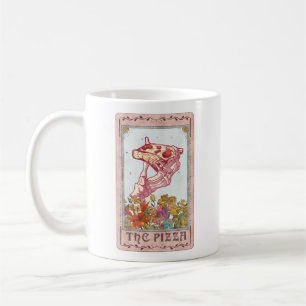 Tarot Card The Pizza Funny Tarot Skeletton Tarot Kaffeetasse