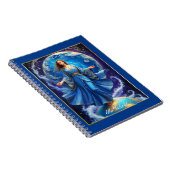 Tarot Card, the World, in Deep Blue Notizblock (Rechte Seite)