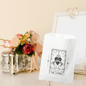 Tarot Cards | BRAUTPARTY | Hochzeit | Modern B+W Geschenktütchen