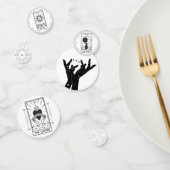 Tarot Cards | BRAUTPARTY | Hochzeit | Modern B+W Konfetti (Gruppe)