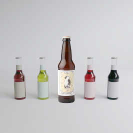 Tarot Cards | BRAUTPARTY | Hochzeit | Neutrale Bierflaschenetikett