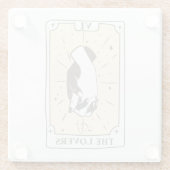 Tarot Cards | BRAUTPARTY | Hochzeit | Neutrale Glasuntersetzer (Rückseite)