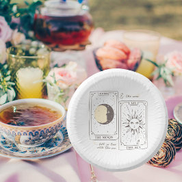 Tarot Cards | BRAUTPARTY | Hochzeit | Neutrale Pappteller