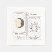 Tarot Cards | BRAUTPARTY | Hochzeit | Neutrale Serviette (Vorderseite)