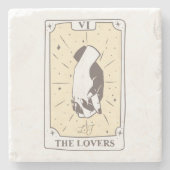 Tarot Cards | BRAUTPARTY | Hochzeit | Neutrale Steinuntersetzer (Vorderseite)